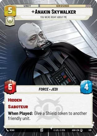 Anakin Skywalker - You Were Right About Me (Hyperspace) — Ashes of the Empire