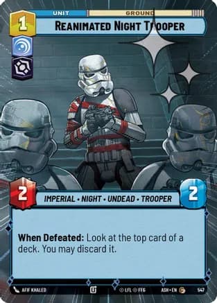 Reanimated Night Trooper (Hyperspace Foil) — Ashes of the Empire