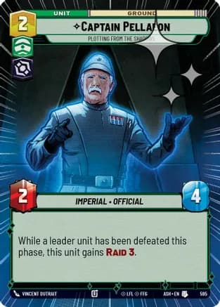 Captain Pellaeon - Plotting from the Shadows (Hyperspace Foil) — Ashes of the Empire