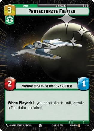 Protectorate Fighter (Hyperspace Foil) — Ashes of the Empire