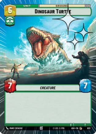 Dinosaur Turtle (Hyperspace Foil) — Ashes of the Empire
