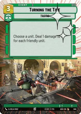 Turning the Tide (Hyperspace Foil) — Ashes of the Empire