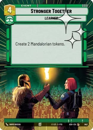 Stronger Together (Hyperspace Foil) — Ashes of the Empire
