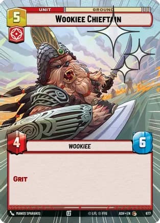 Wookiee Chieftain (Hyperspace Foil) — Ashes of the Empire