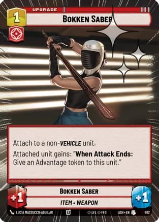 Bokken Saber (Hyperspace Foil) — Ashes of the Empire