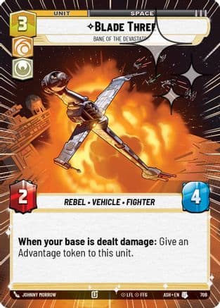 Blade Three - Bane of the Devastator (Hyperspace Foil) — Ashes of the Empire