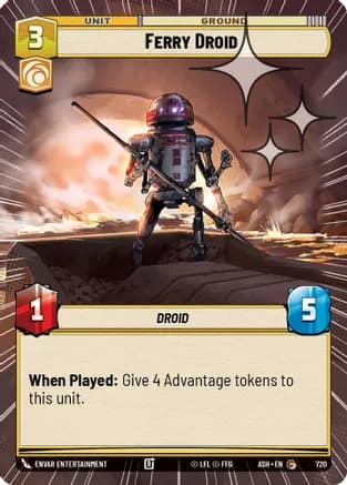 Ferry Droid (Hyperspace Foil) — Ashes of the Empire