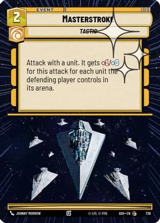 Masterstroke (Hyperspace Foil) — Ashes of the Empire