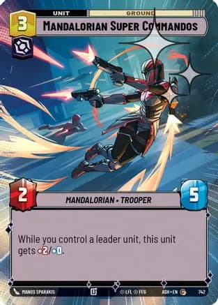 Mandalorian Super Commandos (Hyperspace Foil) — Ashes of the Empire