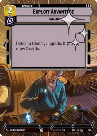 Exploit Advantage (Hyperspace Foil) — Ashes of the Empire