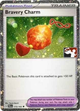 Bravery Charm - 173/193 (Cosmos Holo) — Prize Pack Series Cards