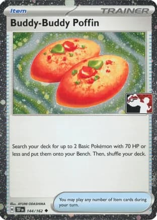 Buddy-Buddy Poffin - 144/162 (Cosmos Holo) — Prize Pack Series Cards