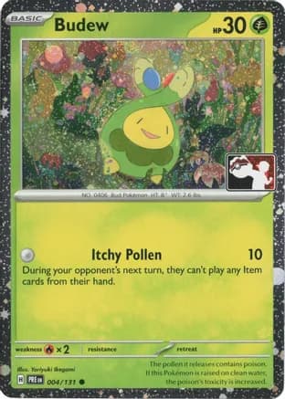 Budew - 004/131 (Cosmos Holo) — Prize Pack Series Cards