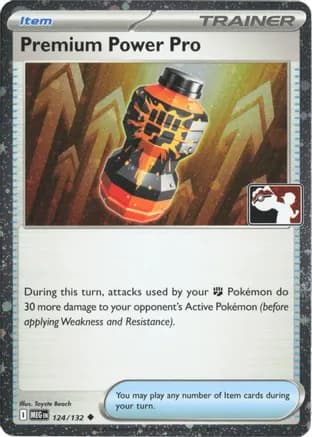 Premium Power Pro - 124/132 (Cosmos Holo) — Prize Pack Series Cards