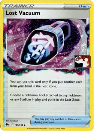 Lost Vacuum - 135/159 (Cosmos Holo) — Prize Pack Series Cards