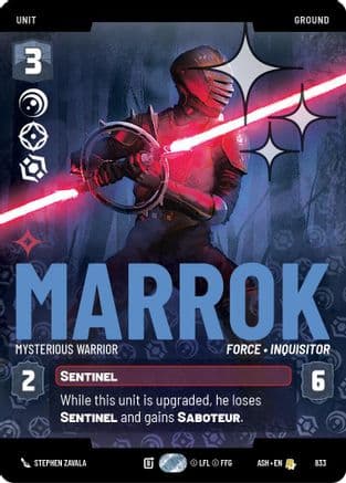 Marrok - Mysterious Warrior (Prestige Foil) — Ashes of the Empire