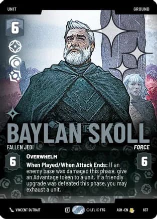 Baylan Skoll - Fallen Jedi (Prestige Foil) — Ashes of the Empire