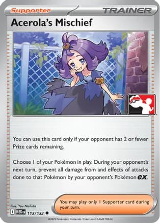Acerola's Mischief - 113/132 — Prize Pack Series Cards