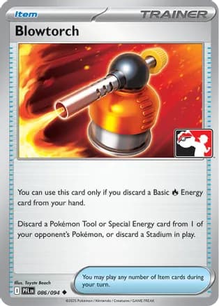 Blowtorch - 086/094 — Prize Pack Series Cards
