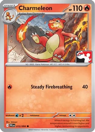 Charmeleon - 012/094 — Prize Pack Series Cards