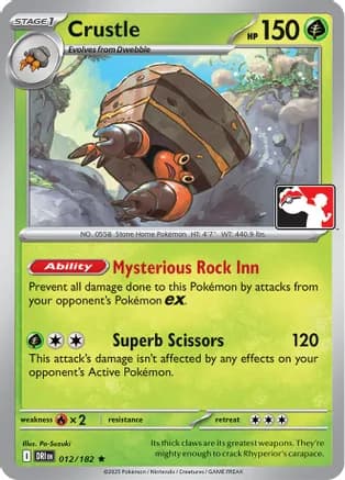 Crustle - 012/182 — Prize Pack Series Cards