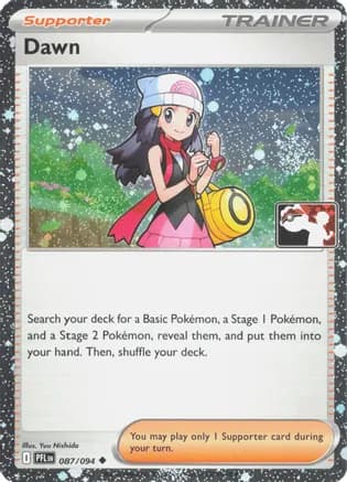 Dawn - 087/094 (Cosmos Holo) — Prize Pack Series Cards