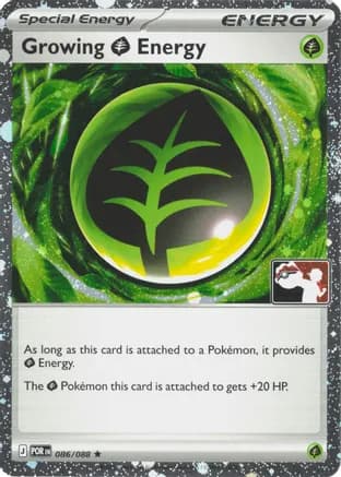 Growing Grass Energy - 086/088 (Cosmos Holo) — Prize Pack Series Cards