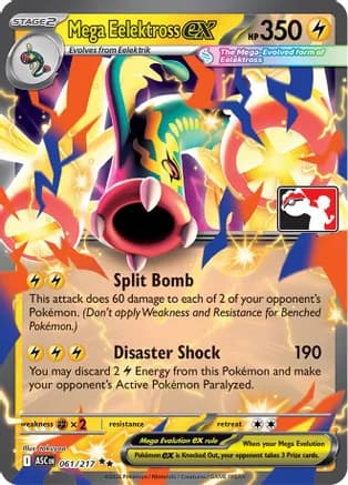 Mega Eelektross ex - 061/217 — Prize Pack Series Cards