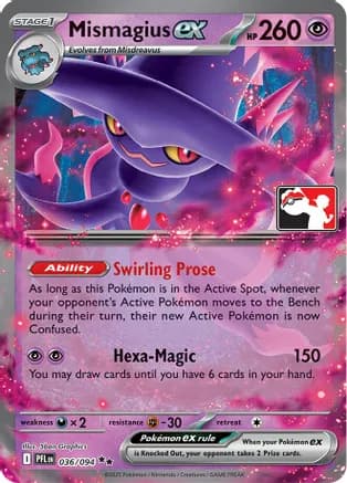 Mismagius ex - 036/094 — Prize Pack Series Cards