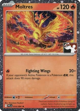Moltres - 014/094 (Cosmos Holo) — Prize Pack Series Cards