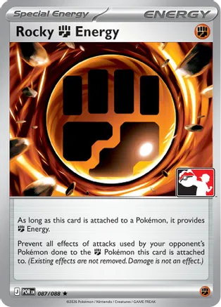 Rocky Fighting Energy - 087/088 — Prize Pack Series Cards