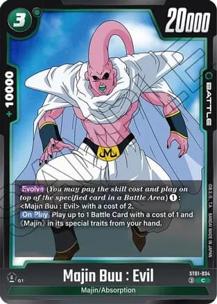 Majin Buu : Evil - ST01-034 — Story Booster 01