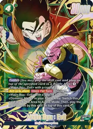 Majin Buu : Evil - ST01-035 (Alternate Art) — Story Booster 01