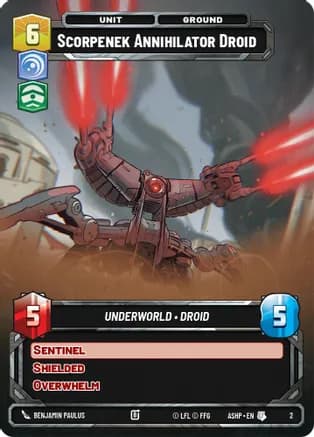 Scorpenek Annihilator Droid — Ashes of the Empire - Weekly Play Promos