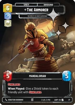 The Armorer - Secrecy is Our Survival (Foil) — Ashes of the Empire - Weekly Play Promos