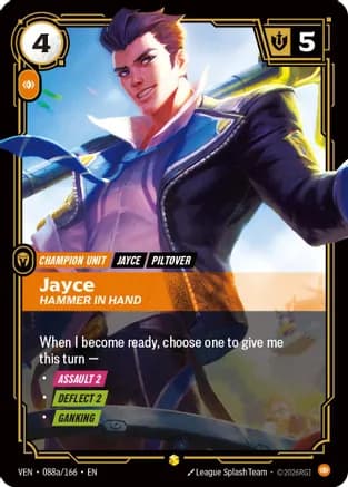 Jayce, Hammer in Hand (Alternate Art) — Vendetta