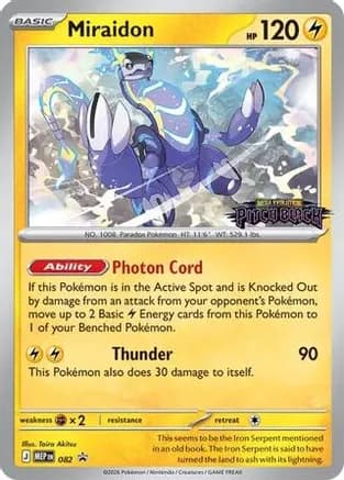 Miraidon - 082 (Pitch Black Stamped) — ME: Mega Evolution Promo
