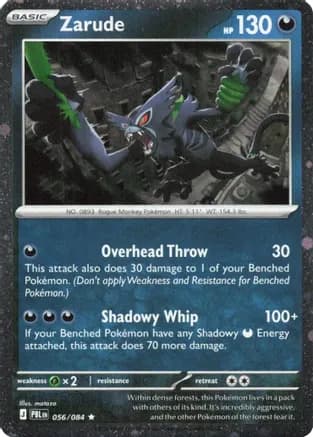 Zarude - 056/084 (Cosmos Holo) — Blister Exclusives