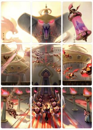 Reign of Jafar Puzzle Insert (Set of 9) (Version 1 of 2) — Reign of Jafar