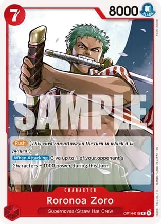 Roronoa Zoro — Starter Deck 31: RED Monkey.D.Luffy