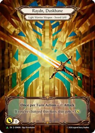 Raydn, Duskbane (Marvel) - CON006 — Flesh and Blood: Promo Cards