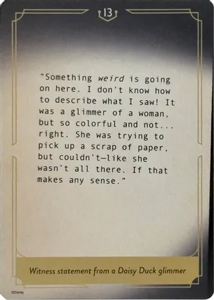 Whispers in the Well Case File Cards (13 of 18) — Whispers in the Well