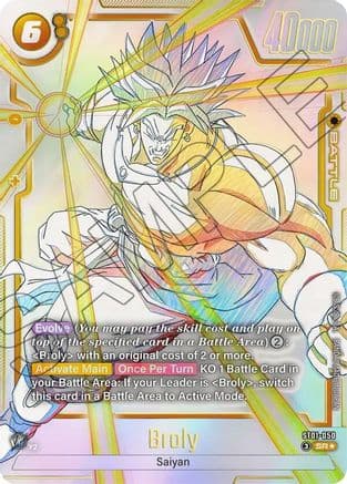 Broly - ST01-050 (Alternate Art) — Story Booster 01
