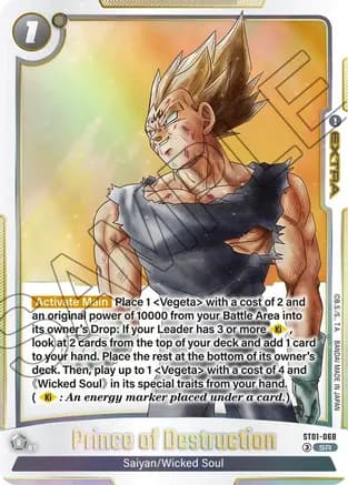 Prince of Destruction — Story Booster 01