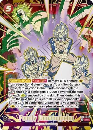 Family Kamehameha (Alternate Art) — Story Booster 01