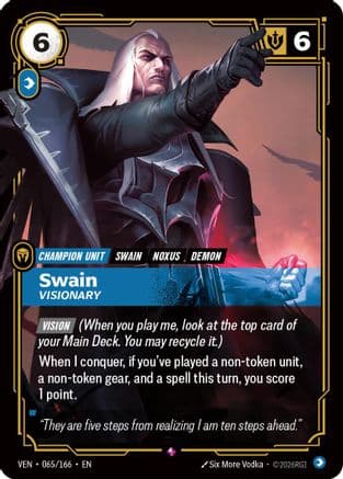Swain, Visionary — Vendetta