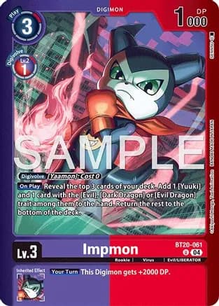 Impmon — Limited Card Pack -Final Crest-