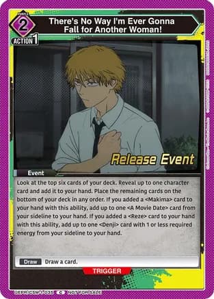 There's No Way I'm Ever Gonna Fall for Another Woman! — UE22BT: CHAINSAW MAN Release Event