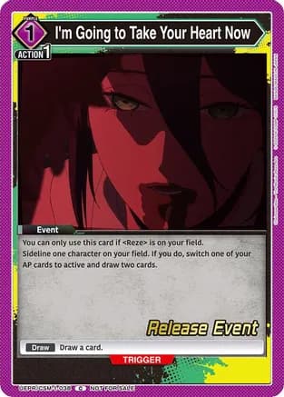 I'm Going to Take Your Heart Now — UE22BT: CHAINSAW MAN Release Event
