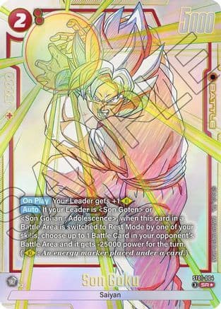 Son Goku - ST01-004 (Alternate Art) — Story Booster 01